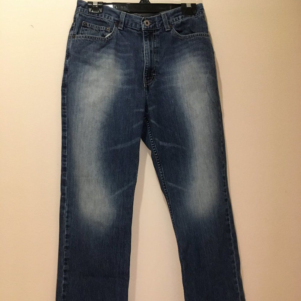 Vintage Express Jeans Relaxed Fit 100% Cotton Distressed Hem Women's W30 L30